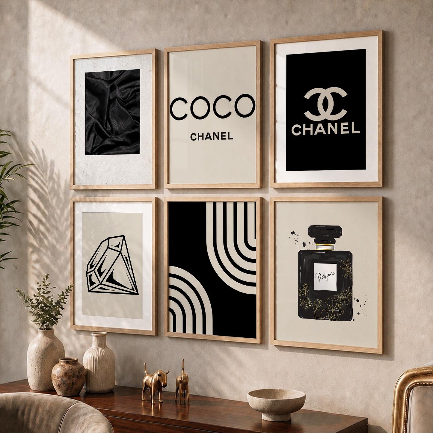 Aesthetic Premium Wall Decor Print with Frame for Wall Decoration