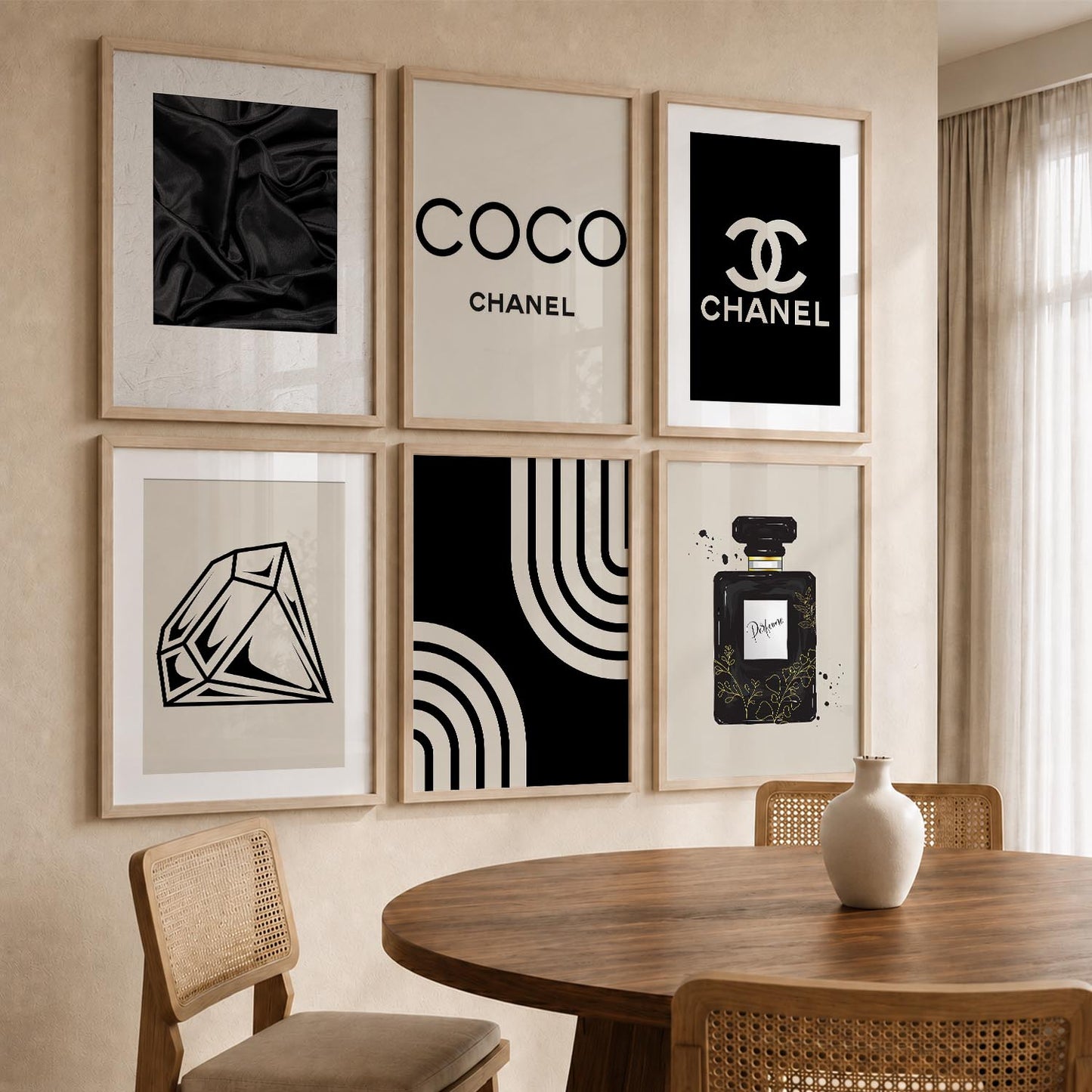 Aesthetic Premium Wall Decor Print with Frame for Wall Decoration