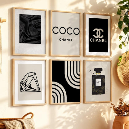 Aesthetic Premium Wall Decor Print with Frame for Wall Decoration