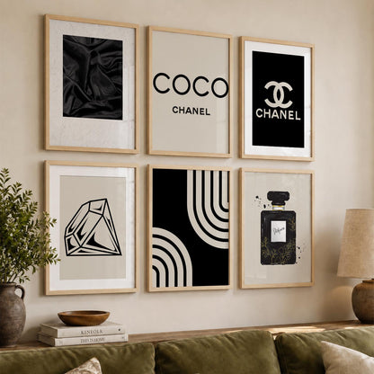 Aesthetic Premium Wall Decor Print with Frame for Wall Decoration