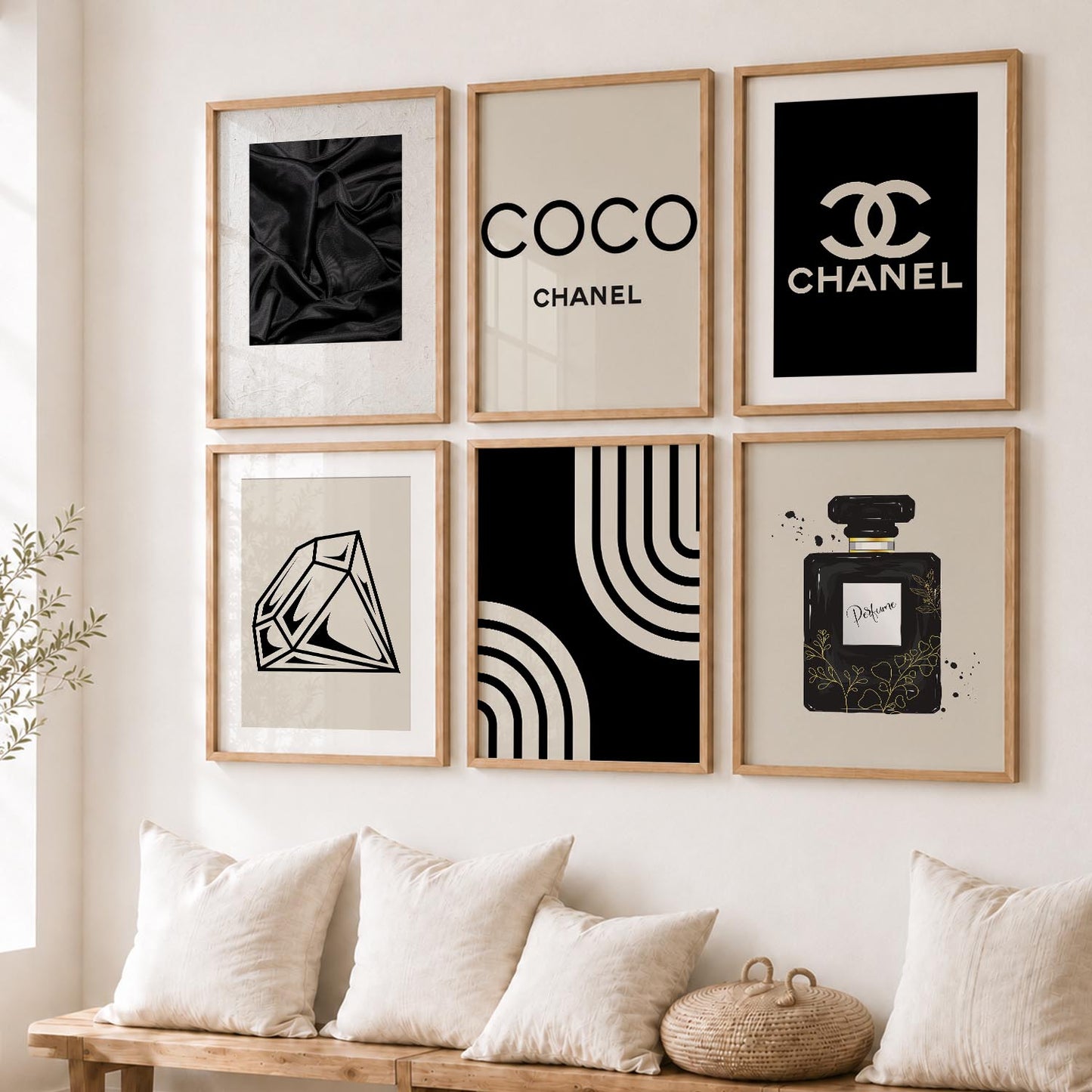 Aesthetic Premium Wall Decor Print with Frame for Wall Decoration