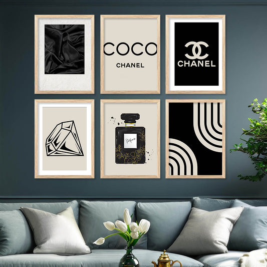 Aesthetic Premium Wall Decor Print with Frame for Wall Decoration