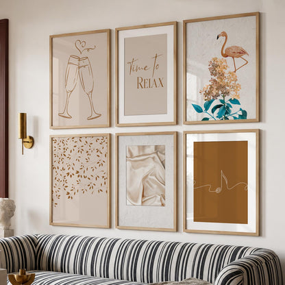 Modern Art Wall Decor Print with Frame for Wall Decoration