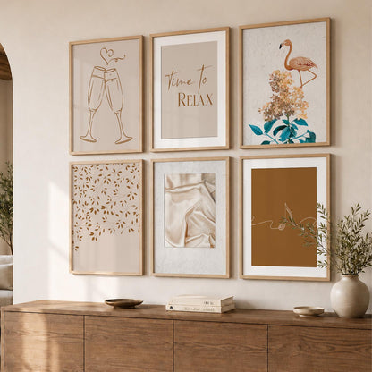 Modern Art Wall Decor Print with Frame for Wall Decoration