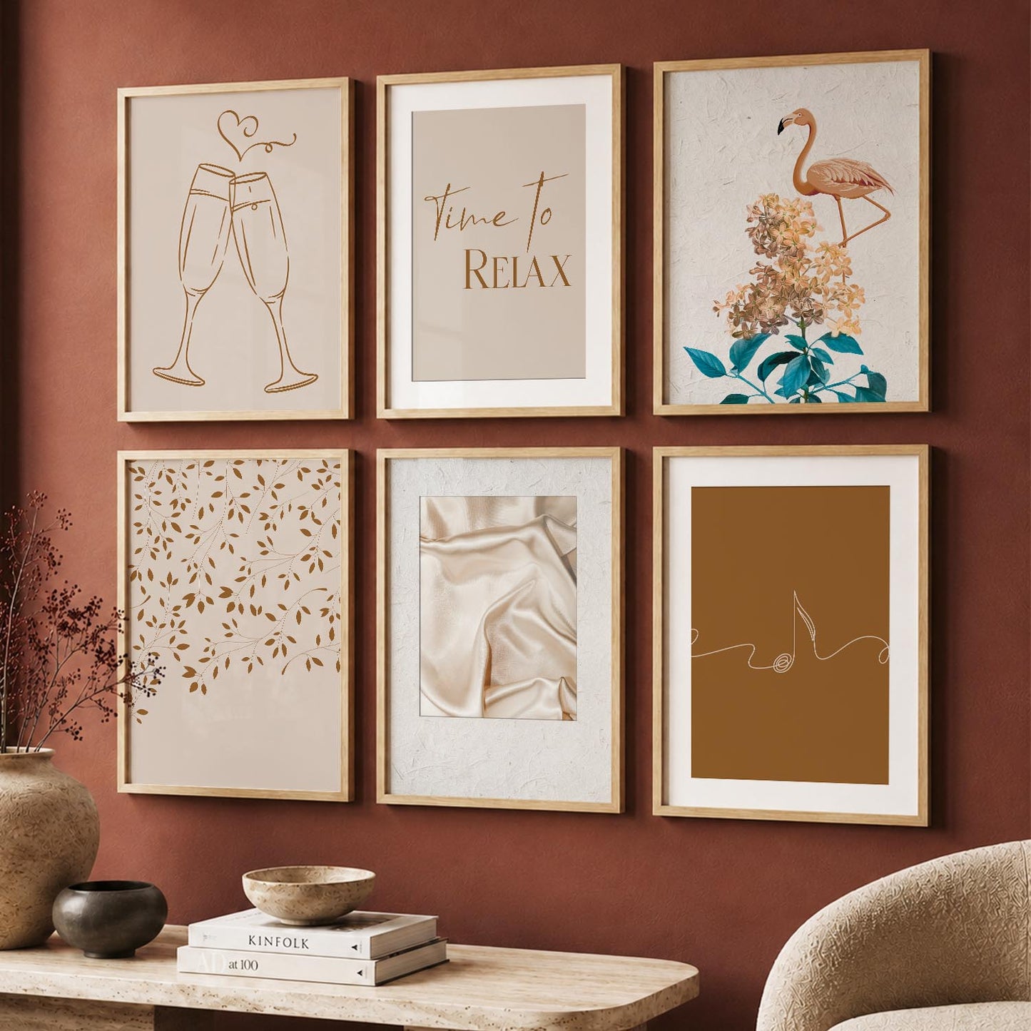 Modern Art Wall Decor Print with Frame for Wall Decoration