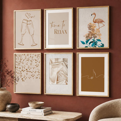 Modern Art Wall Decor Print with Frame for Wall Decoration