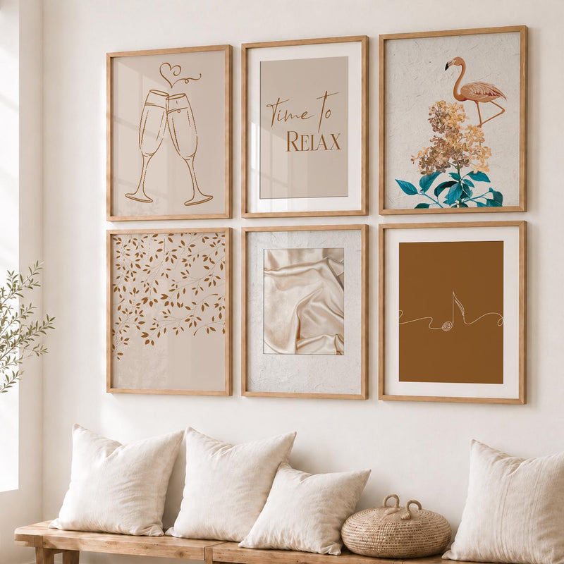 Modern Art Wall Decor Print with Frame for Wall Decoration