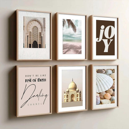 Poster With Frame For Home And Wall Decor