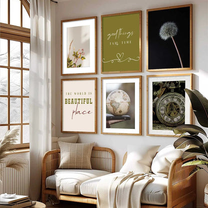 Modern Art Poster With Frame For Home And Wall Decor