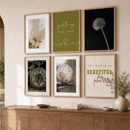 Modern Art Poster With Frame For Home And Wall Decor