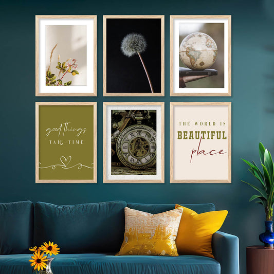 Poster With Frame For Home And Wall Decor