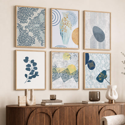 Boho Wall Art Poster With Frame For Home And Wall Decor