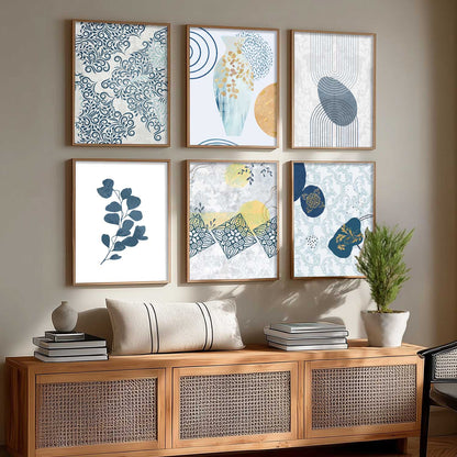 Boho Wall Art Poster With Frame For Home And Wall Decor