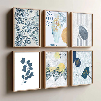 Boho Wall Art Poster With Frame For Home And Wall Decor