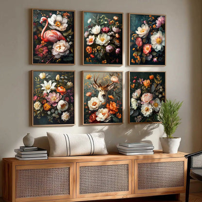 Floral Wall Art Home Décor For Living Room Office Home Hanging