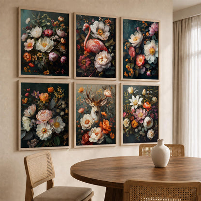 Floral Wall Art Home Décor For Living Room Office Home Hanging