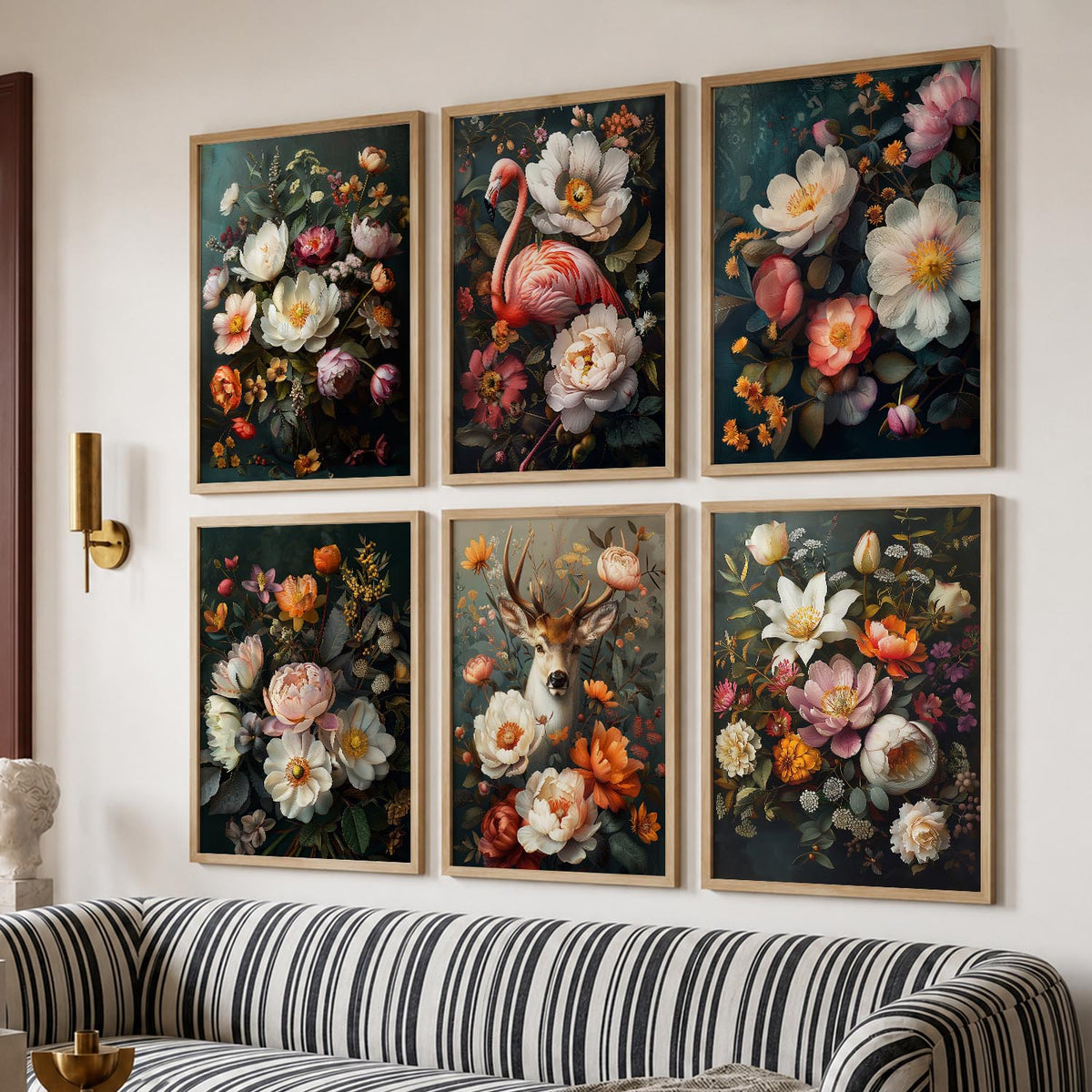 Floral Wall Art Home Décor For Living Room Office Home Hanging