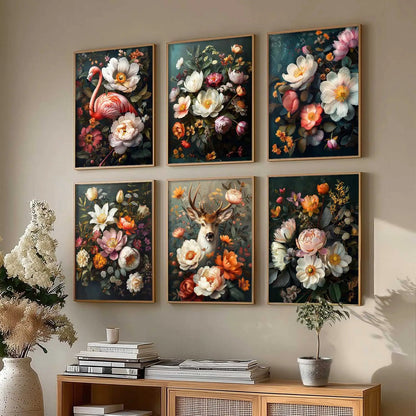 Floral Wall Art Home Décor For Living Room Office Home Hanging