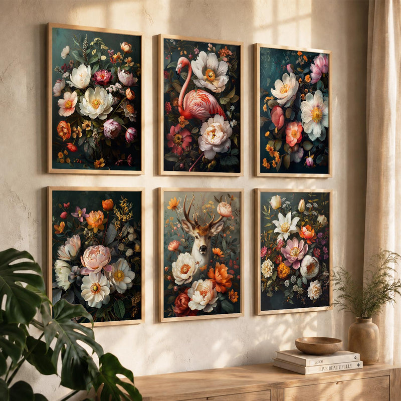 Floral Wall Art Home Décor For Living Room Office Home Hanging