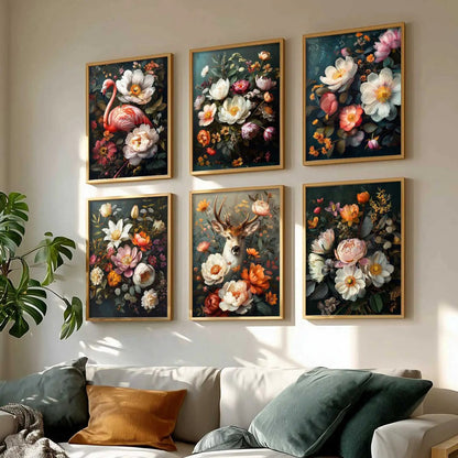 Floral Wall Art Home Décor For Living Room Office Home Hanging