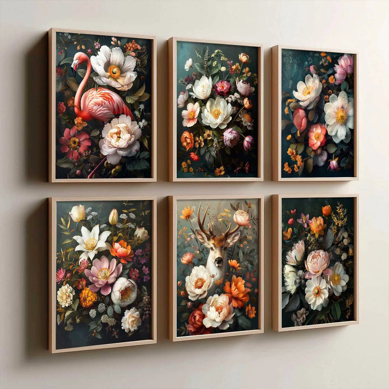 Floral Wall Art Home Décor For Living Room Office Home Hanging