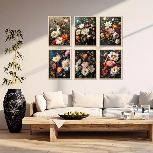 Floral Wall Art Home Décor For Living Room Office Home Hanging