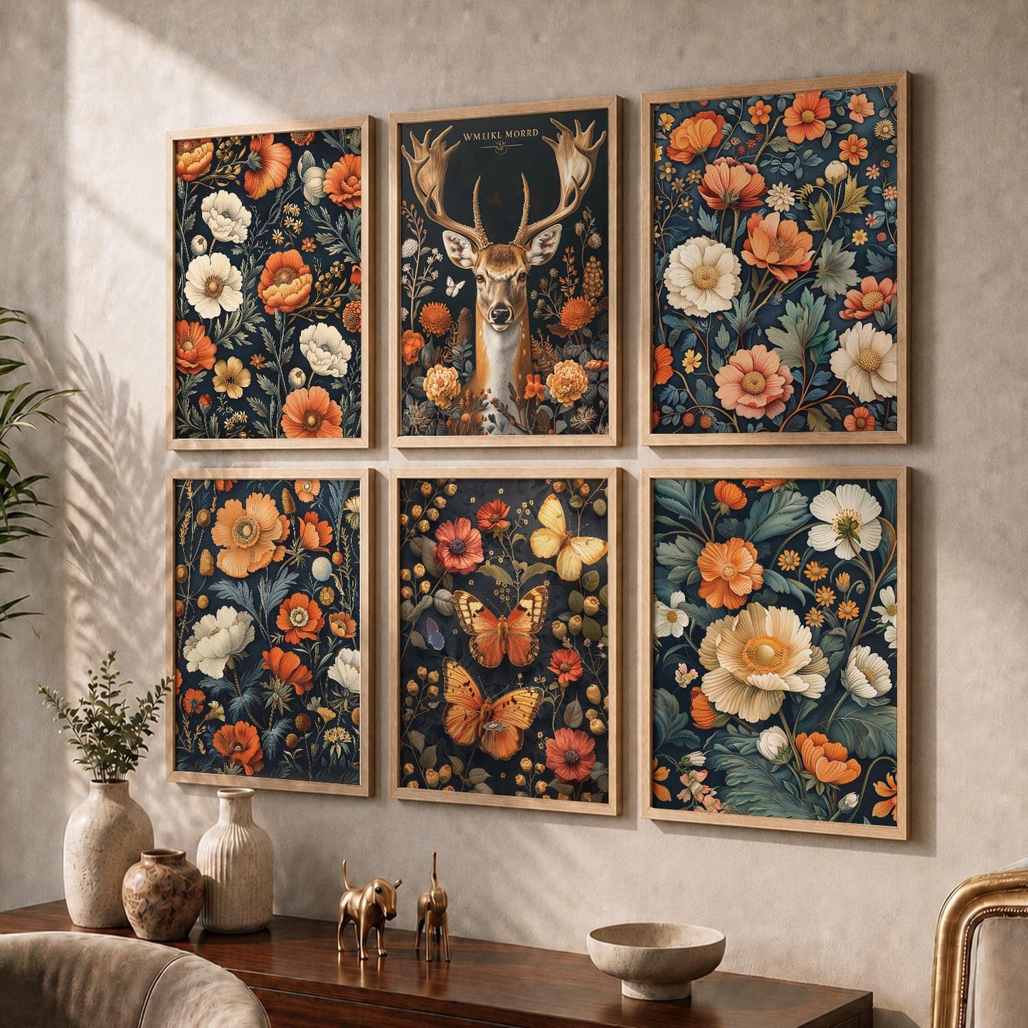 Floral Wall Art Home Décor For Living Room Office Home Hanging