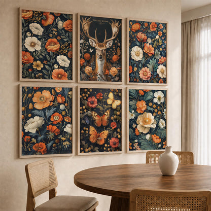 Floral Wall Art Home Décor For Living Room Office Home Hanging