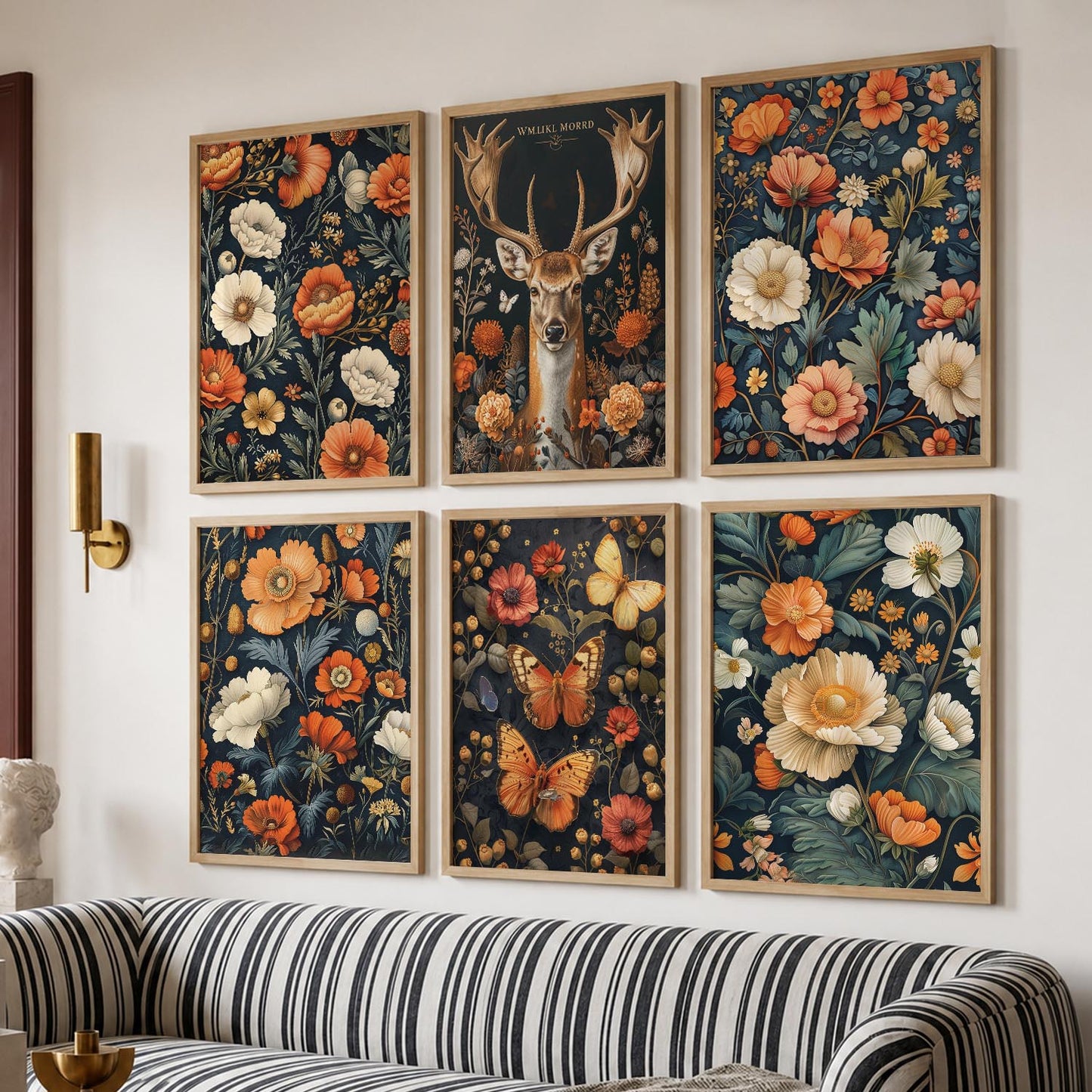 Floral Wall Art Home Décor For Living Room Office Home Hanging