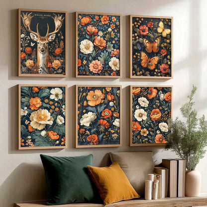 Floral Wall Art Home Décor For Living Room Office Home Hanging