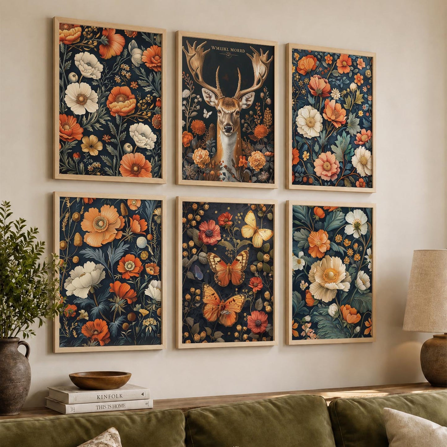 Floral Wall Art Home Décor For Living Room Office Home Hanging