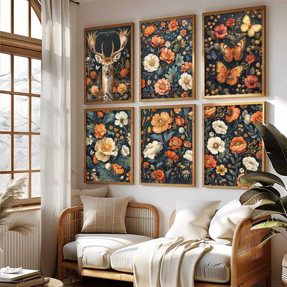 Floral Wall Art Home Décor For Living Room Office Home Hanging