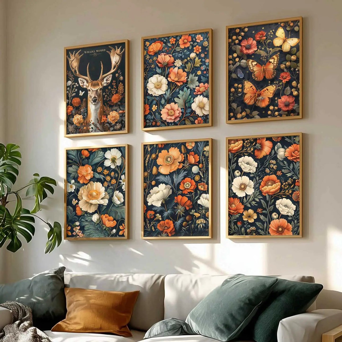 Floral Wall Art Home Décor For Living Room Office Home Hanging