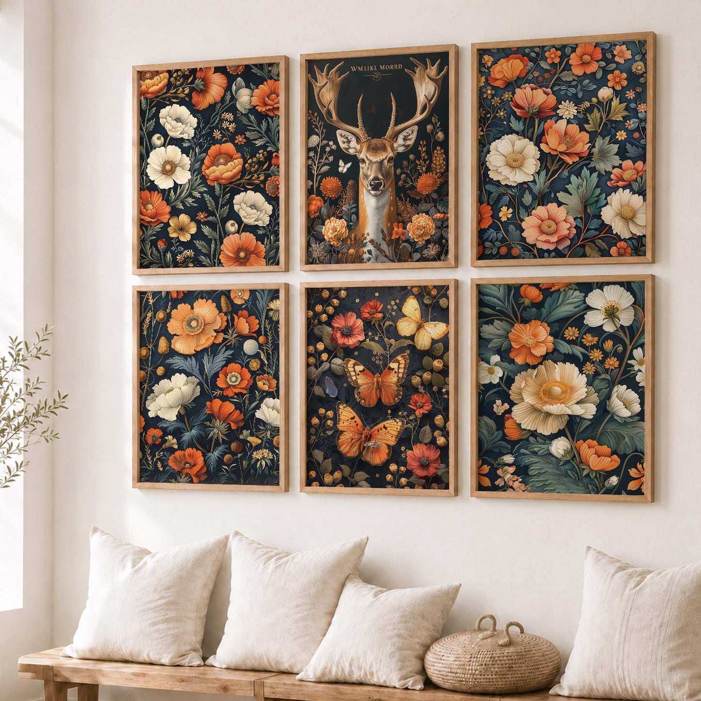 Floral Wall Art Home Décor For Living Room Office Home Hanging