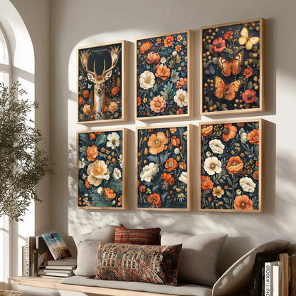 Floral Wall Art Home Décor For Living Room Office Home Hanging