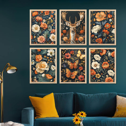 Floral Wall Art Home Décor For Living Room Office Home Hanging