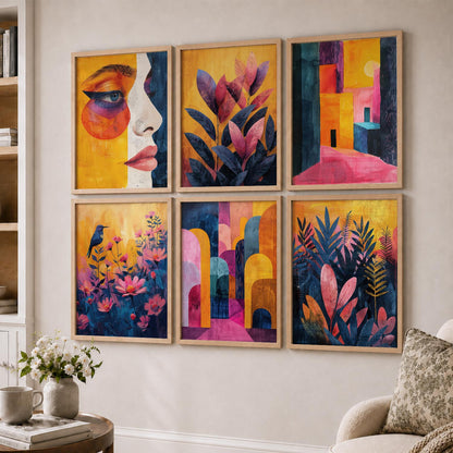 Floral Wall Art Home Décor For Living Room Office Home Hanging