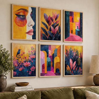 Floral Wall Art Home Décor For Living Room Office Home Hanging