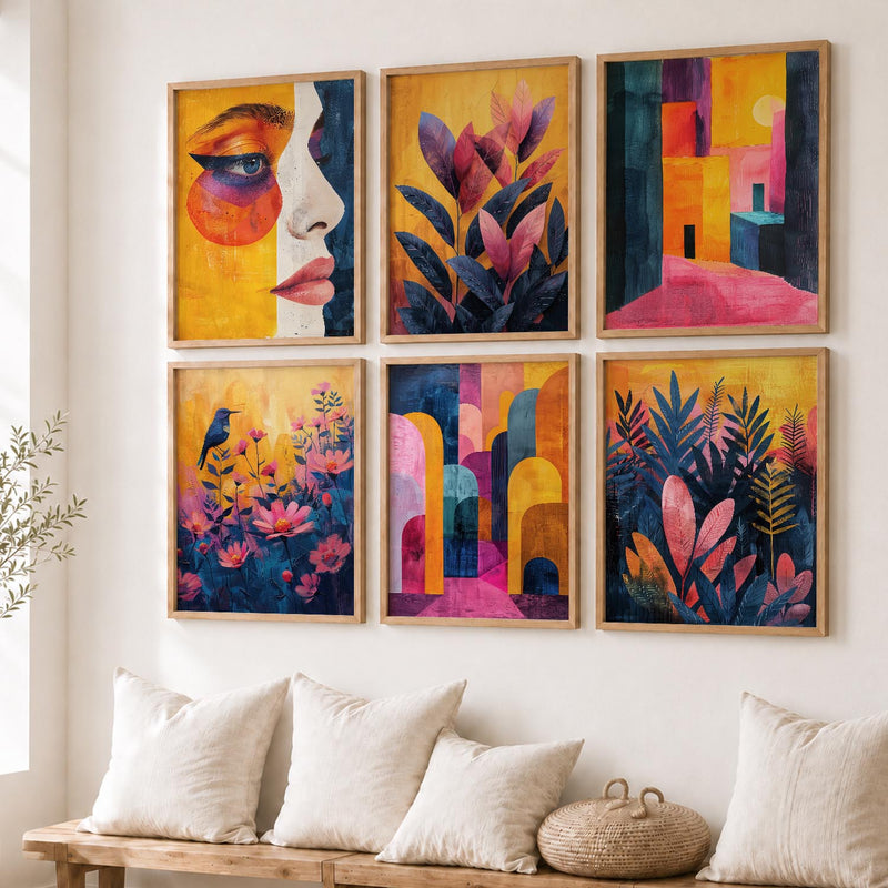 Floral Wall Art Home Décor For Living Room Office Home Hanging