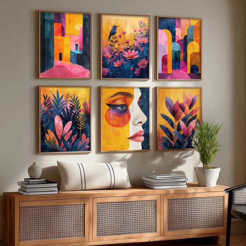 Floral Wall Art Home Décor For Living Room Office Home Hanging