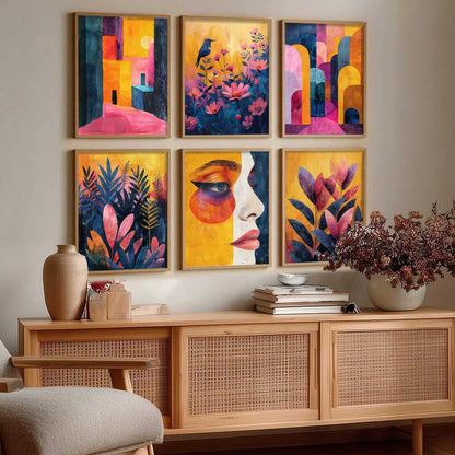 Floral Wall Art Home Décor For Living Room Office Home Hanging