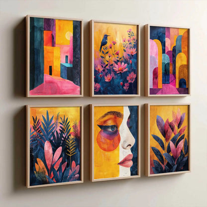 Floral Wall Art Home Décor For Living Room Office Home Hanging