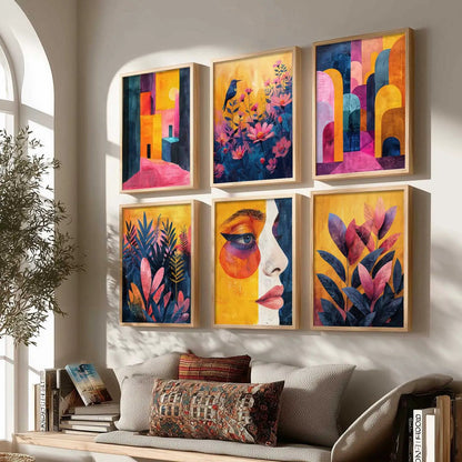 Floral Wall Art Home Décor For Living Room Office Home Hanging