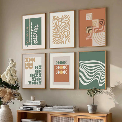 Motivational Framed Wall Art Prints | Set of 6 | Home Decor