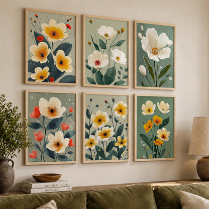 Floral Wall Art Home Décor For Living Room Office Home Hanging