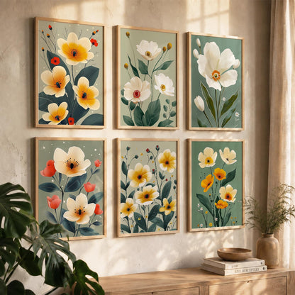 Floral Wall Art Home Décor For Living Room Office Home Hanging