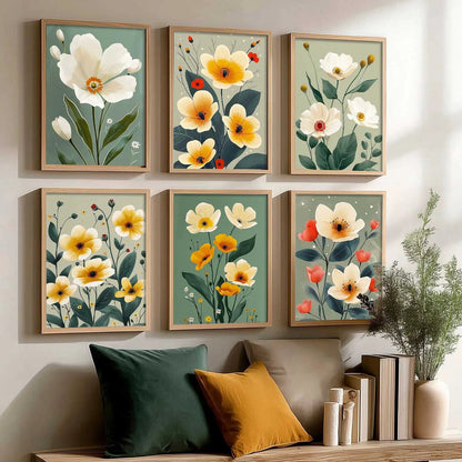 Floral Wall Art Home Décor For Living Room Office Home Hanging