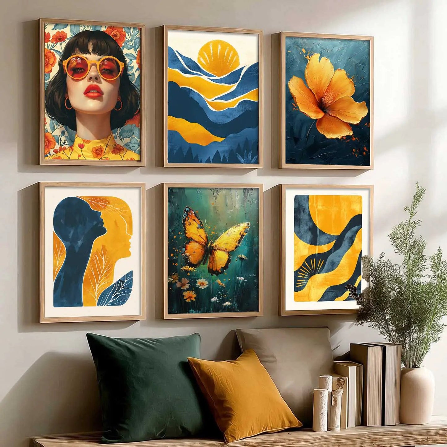 Modern Wall Art Home Décor For Living Room Office Home Hanging