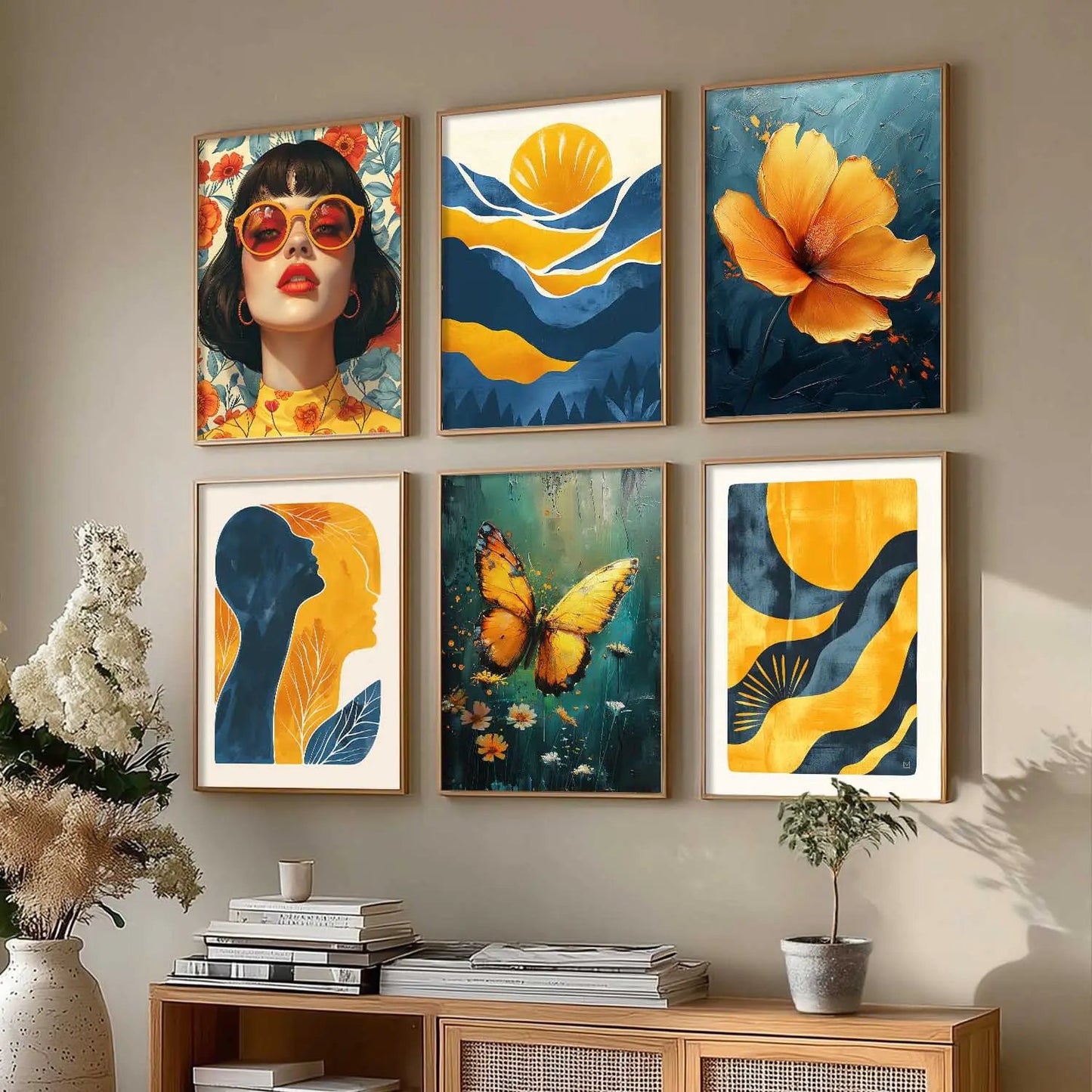 Modern Wall Art Home Décor For Living Room Office Home Hanging