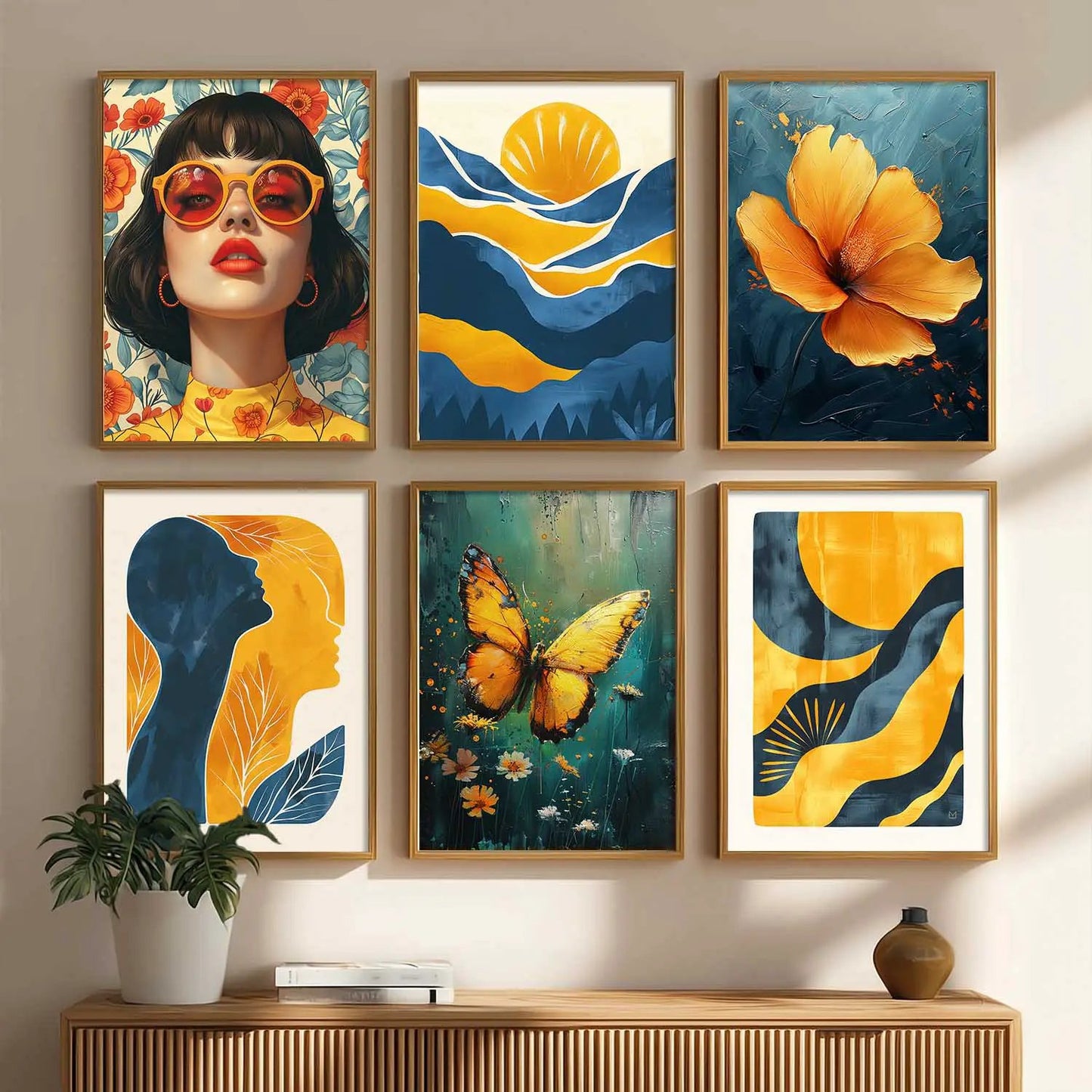 Modern Wall Art Home Décor For Living Room Office Home Hanging